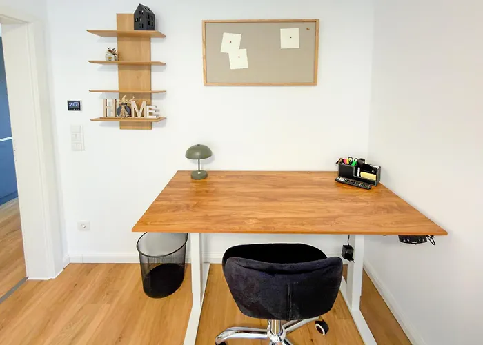 Immostay #3 - Penthouse Mit Zwei Balkonen & Seeblick, Parking & Wifi * Bremen